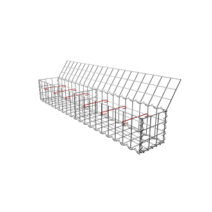 Gabionový koš 200x30x30 cm