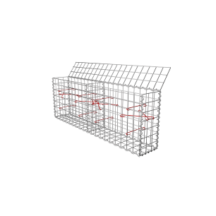 Gabionový koš 200x30x70 cm